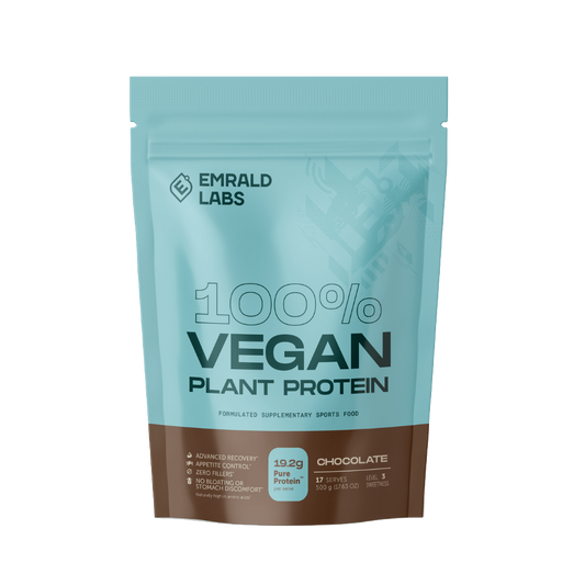 Emrald Labs - 100% Vegan Protein & Emrald-100%-Veg-500g-Choc