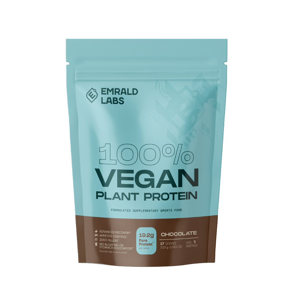 Emrald Labs - 100% Vegan Protein & Emrald-100%-Veg-500g-Choc