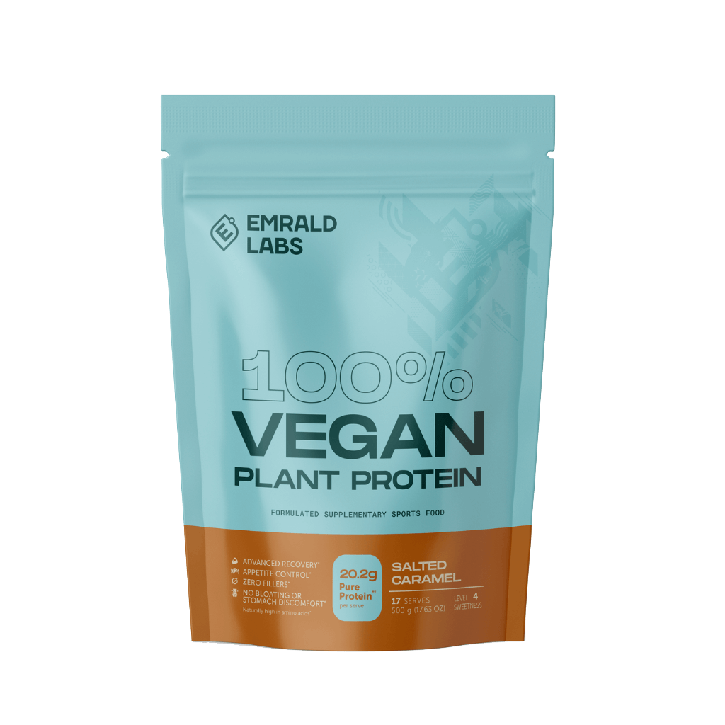 Emrald Labs - 100% Vegan Protein (3) & Emrald-100%-Veg-500g-Salt