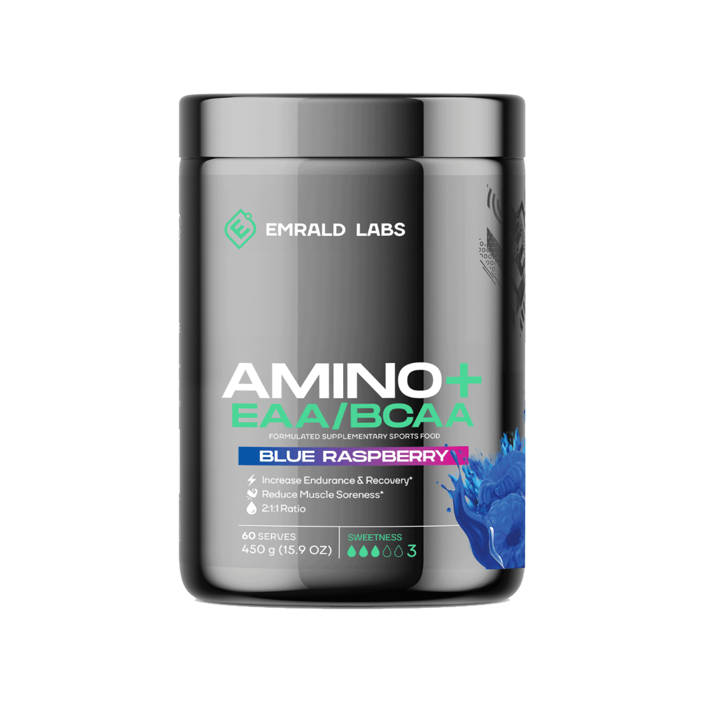 Emrald Labs - Amino+ EAA/BCAA (5) & EMRALD-Amino+-60Srv-Blu