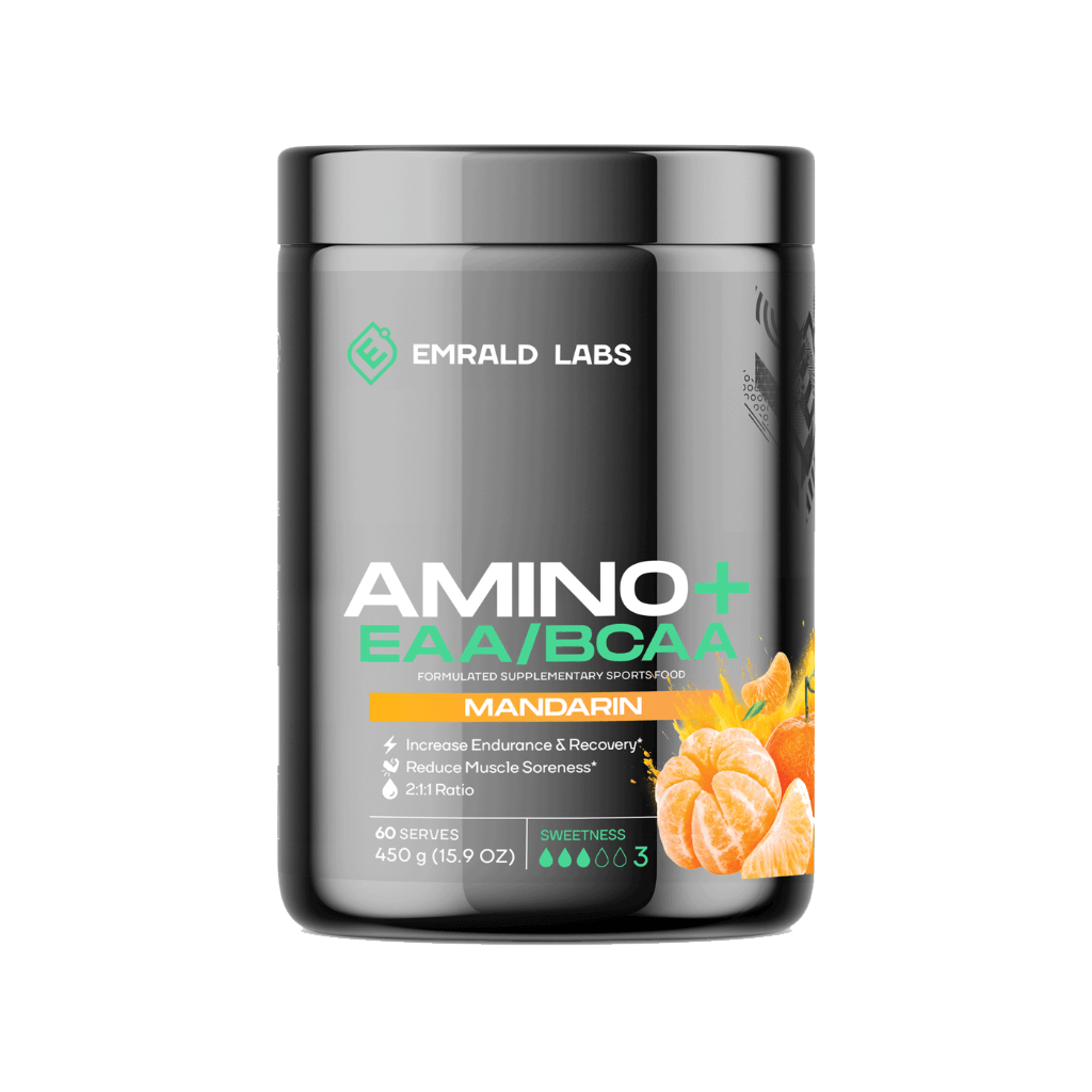 Emrald Labs - Amino+ EAA/BCAA (7) & EMRALD-Amino+-60Srv-Mand