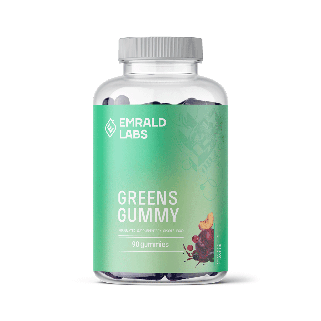 Emrald Labs - Greens Gummy & EL-GREENS-GUMMY-90-Red