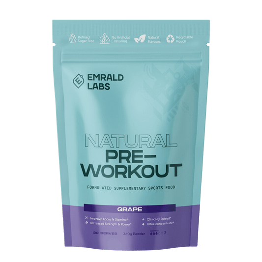 Emrald Labs - Natural Pre-Workout & EL-NATURAL-PRE-WORKOUT-360g-Gra