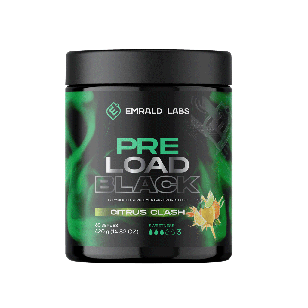 Emrald Labs - Pre Load Black (3) & EL-PRE-LOAD-BLACK-420g-CC