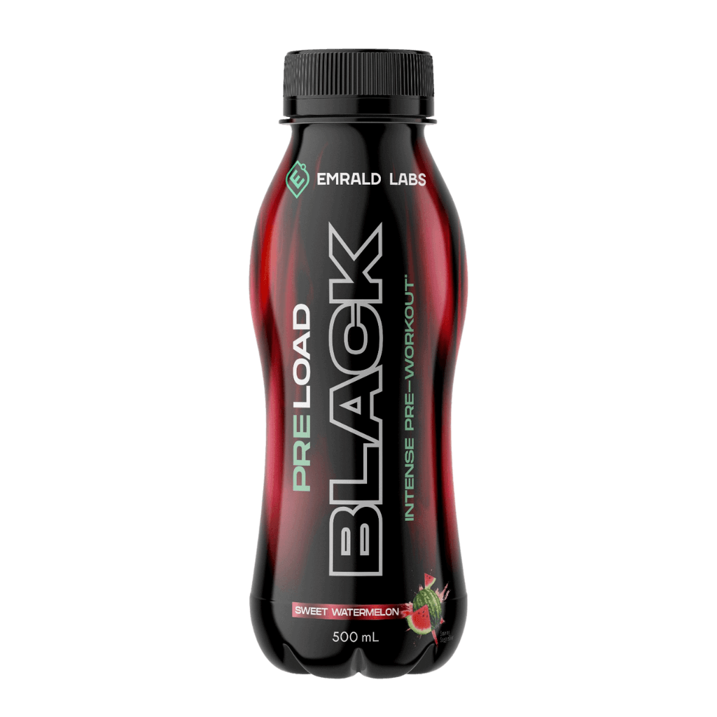 Emrald Labs Pre Load Black RTD (1) & EL-PL-BLACK-RTD-12x500ml-Water