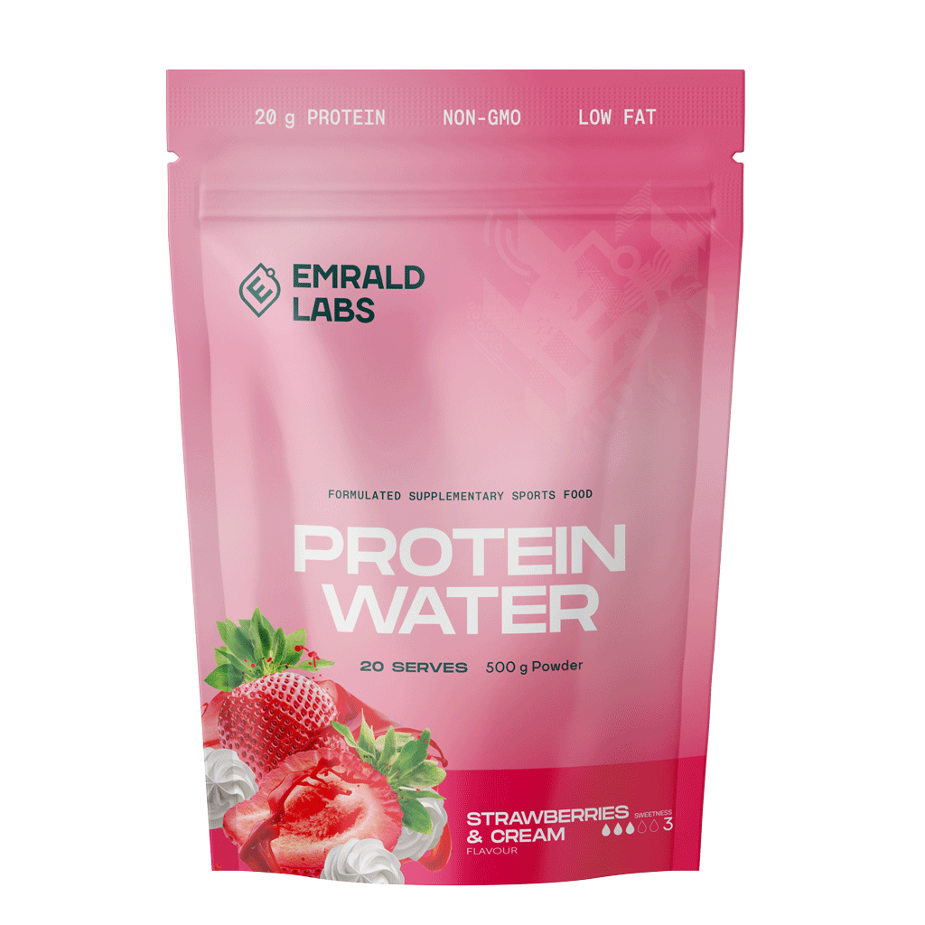 Emrald Labs - Protein Water (1) & Emrald-Protein-Water-500g-Straw
