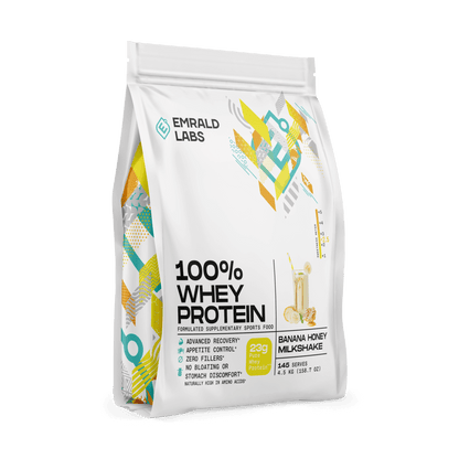 Emrald Labs - 100% Whey Protein (26) & Emrald-100%Whey-4.5kg -Ban