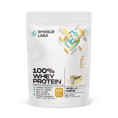 Emrald Labs - 100% Whey Protein (31) & Emrald-100%Whey-500g-Van