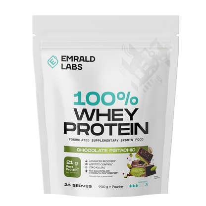 Emrald Labs - 100% Whey Protein (45) & Emrald-Whey-908g-ChcPst