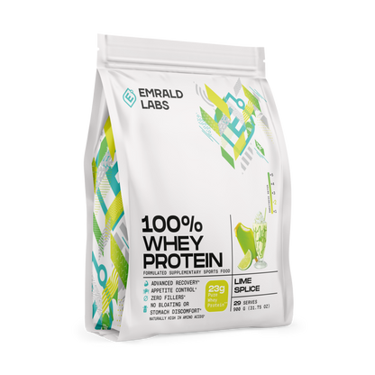 Emrald Labs - 100% Whey Protein (6) & Emrald-100%Whey-908g-LIM