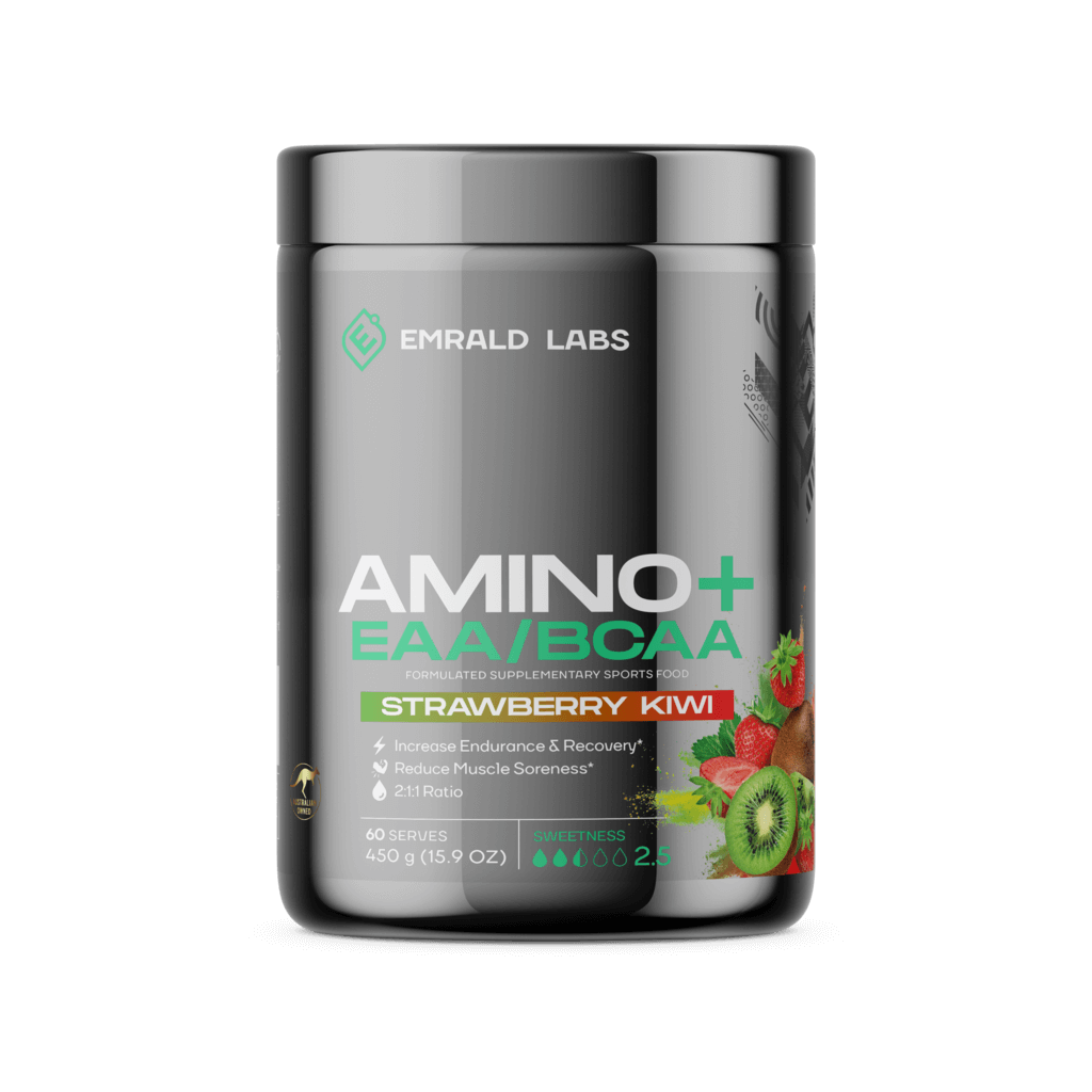 Emrald Labs - Amino+ EAA/BCAA & EMRALD-Amino+-60Srv-Straw