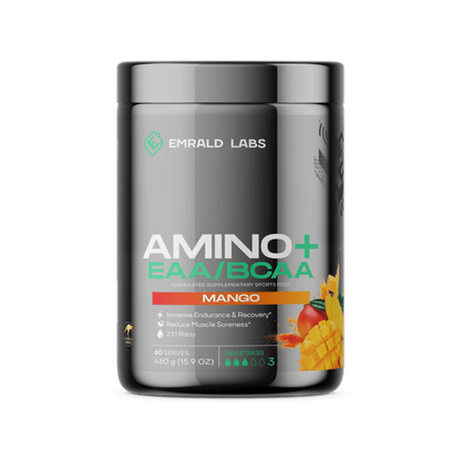 Emrald Labs - Amino+ EAA/BCAA (1) & EMRALD-Amino+-60Srv-Man