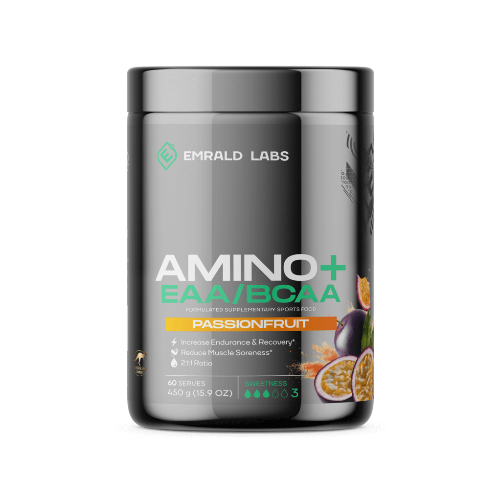 Emrald Labs - Amino+ EAA/BCAA (2) & EMRALD-Amino+-60Srv-Pas