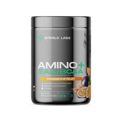 Emrald Labs - Amino+ EAA/BCAA (2) & EMRALD-Amino+-60Srv-Pas