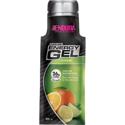Endura - Sports Gel & Endura-SportsEnergyGel-20x35gSatchets--Citrus