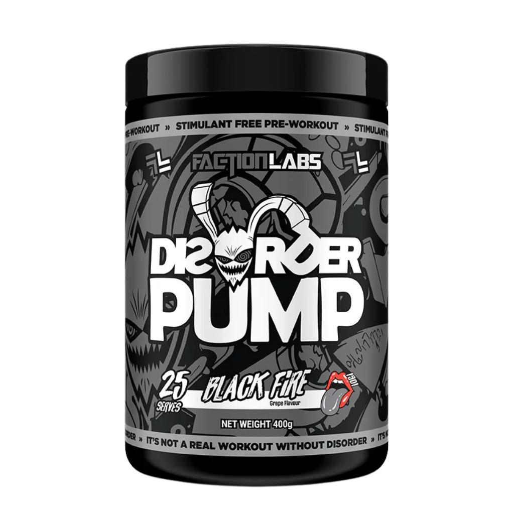 Faction Labs Disorder Pump & FL-DISORDER-PUMP-25SRV-Black