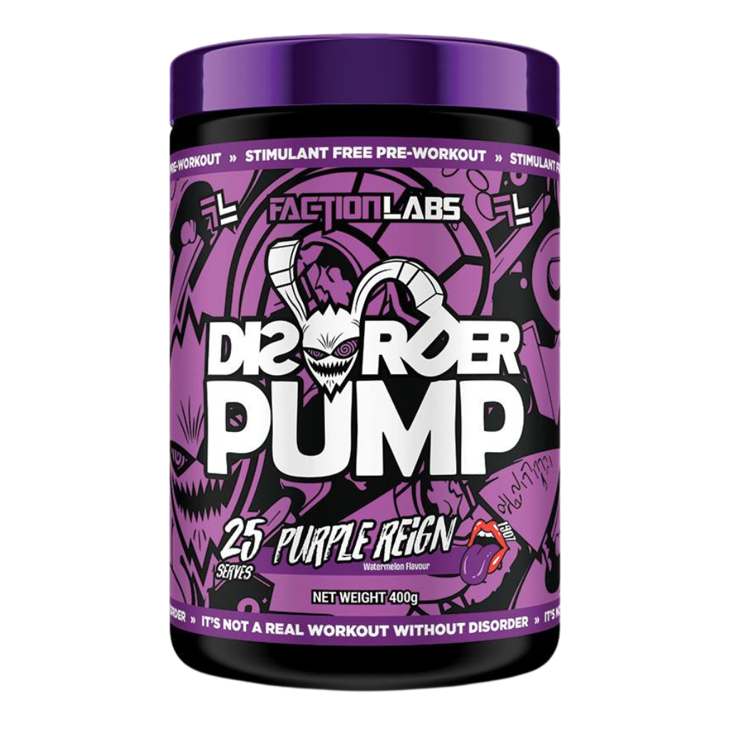 Faction Labs Disorder Pump (2) & FL-DISORDER-PUMP-25SRV-Purple