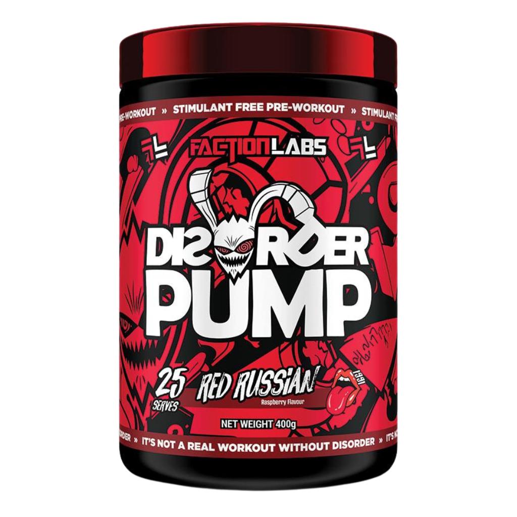 Faction Labs Disorder Pump (3) & FL-DISORDER-PUMP-25SRV-Red