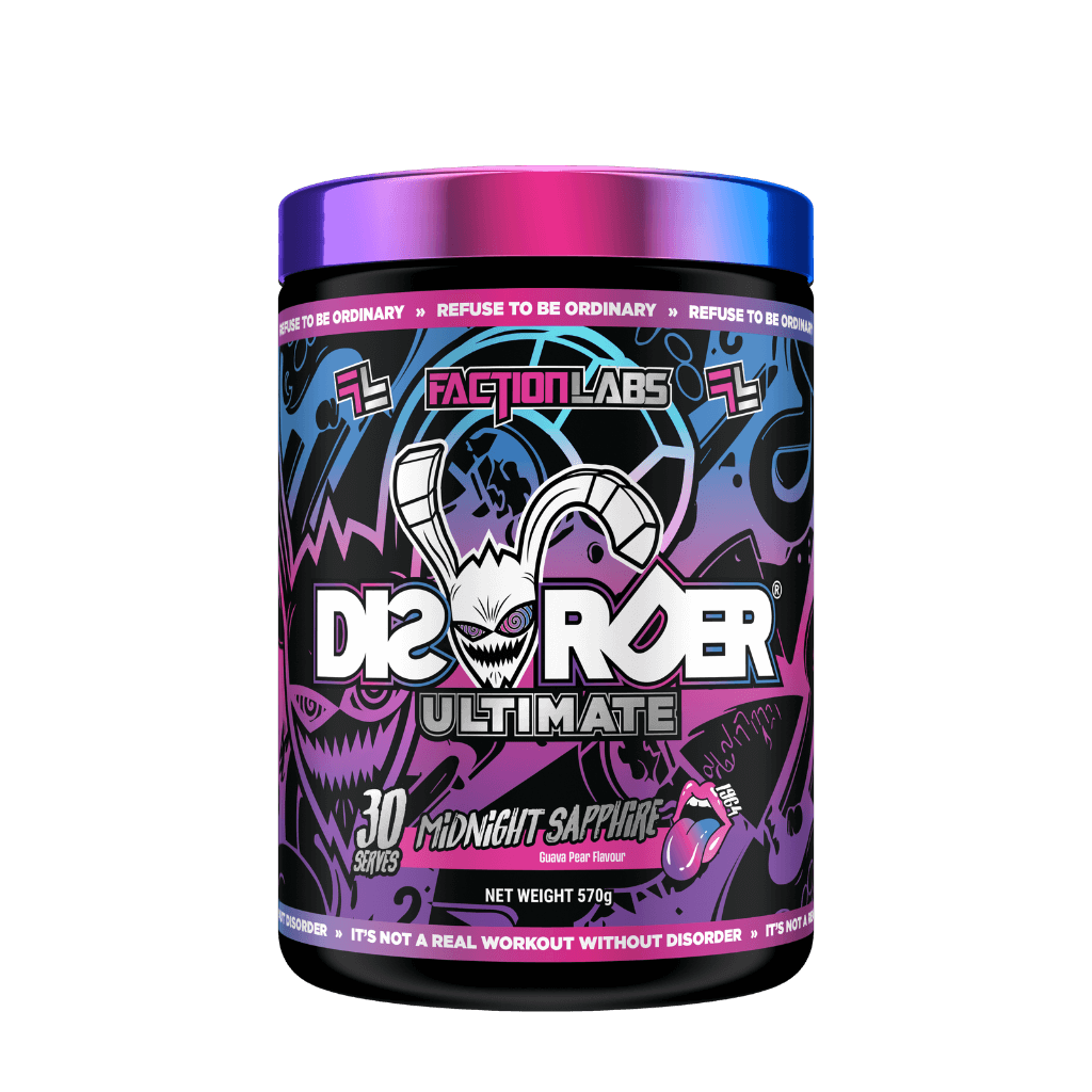 Buy Disorder Ultimate Pre-Workout by Faction Labs Online – Supps R Us