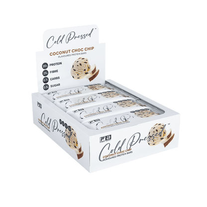 Fibre Boost - Cold Pressed Protein Bar (19) & FIBREBOOST-Cold-Press-Bar-Box12-CocoChoc