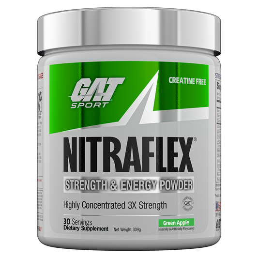 GAT - Nitraflex & Gat-Nitraflex-30Srv-GreenApple