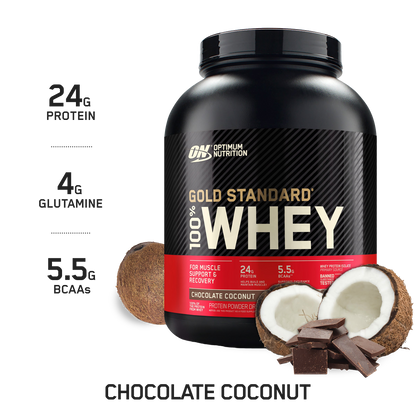 Optimum Nutrition - Gold Standard 100% Whey (21) & ON-GSW-100%-5lb-CHO