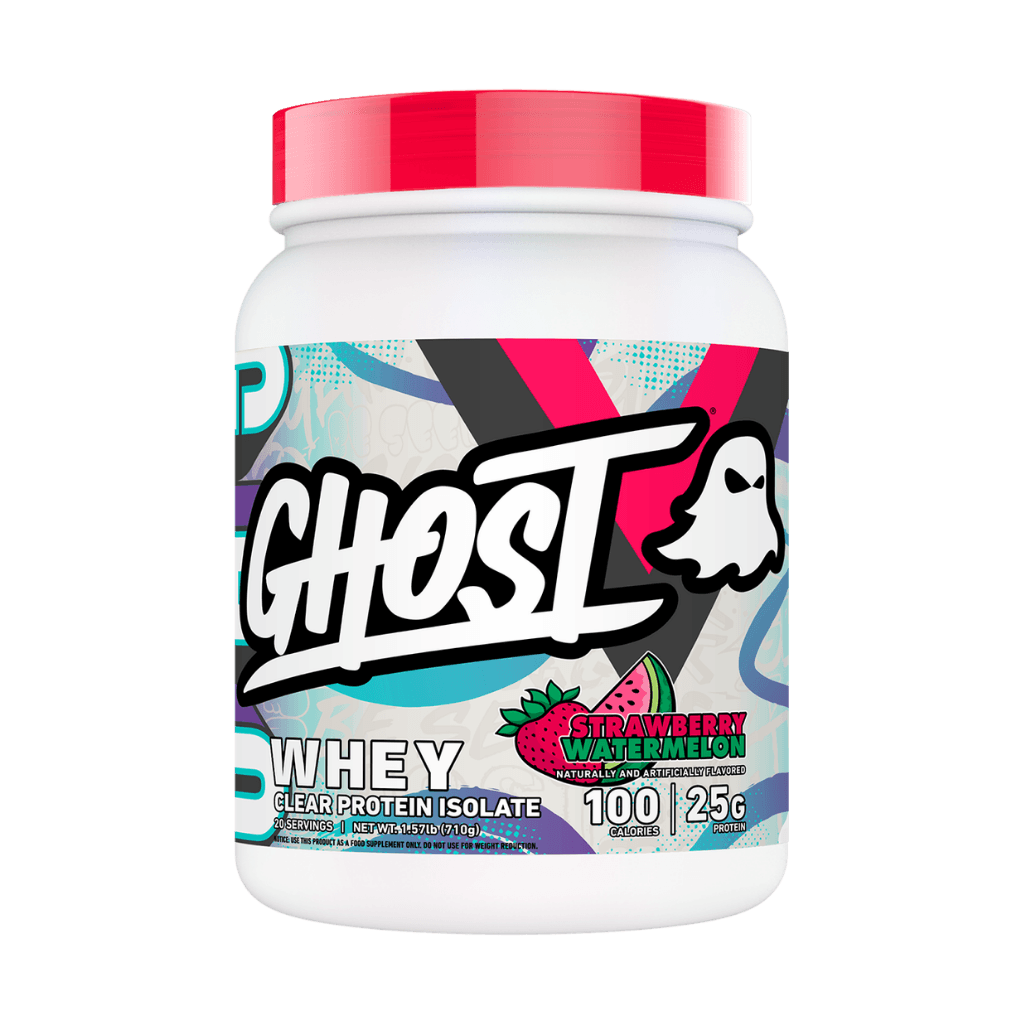 Ghost - Clear Whey Protein Isolate (2) & GHOST-CLR-WHY-ISO-20SRV-StrwWat