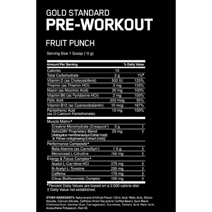 Optimum Nutrition - Gold Standard Pre-Workout (8)