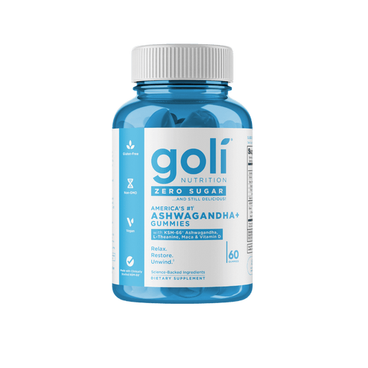 Goli  - Zero Sugar Ashwagandha Gummies & GOLI-ASHWA-GUMMIES-60BERRY-NoSUG