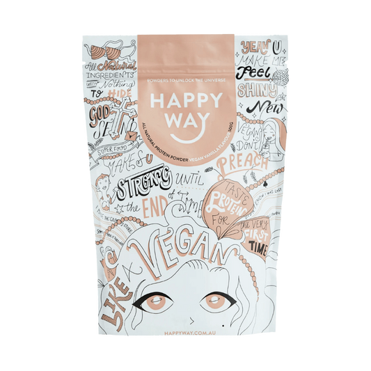 Happy Way - Vegan Protein & HappyWay-NatVegan-500g-Van