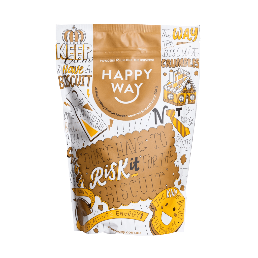 Happy Way - Whey Protein Powder (2) & HappyWay-NatWhey-500g-CaraBis