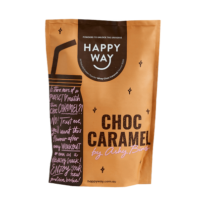 Happy Way - Whey Protein Powder (6) & HappyWay-NatWhey-500g-ChocCar
