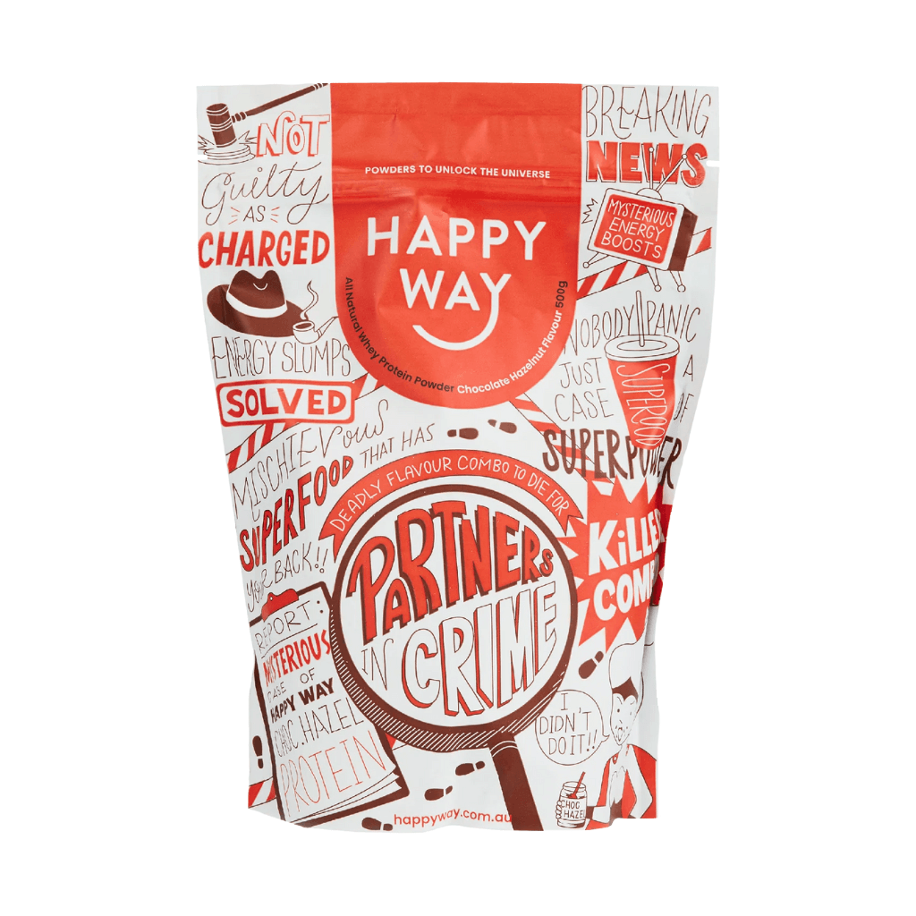 Happy Way - Whey Protein Powder & HappyWay-NatWhey-500g-ChocHaz