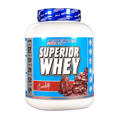 International Protein - Superior Whey (4) & IP-Superior-Whey-2.27kg-Choc