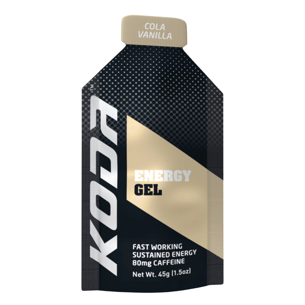 Koda - Energy Gels (3) & KODA-ENERGY-GEL-80mg-CAFF-24x45g-ColVan