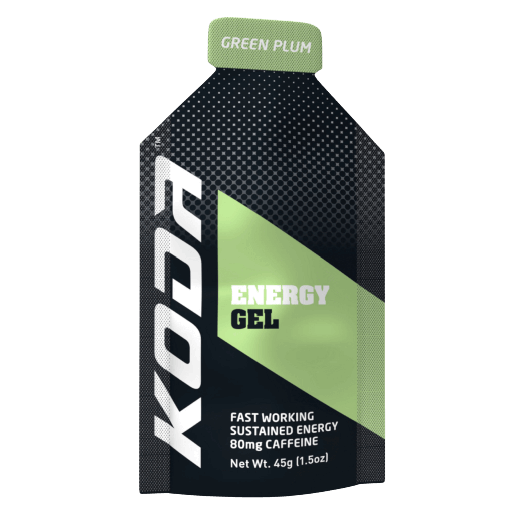 Koda - Energy Gels (4) & KODA-ENERGY-GEL-80mg-CAFF-24x45g-GrePlu