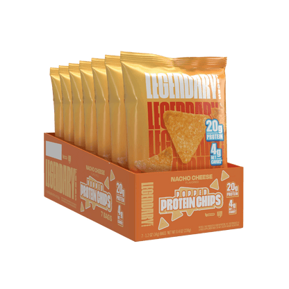 Legendary Foods Protein Chips (2) & LF-Pop-Pro-Chip-7bag-Nacho
