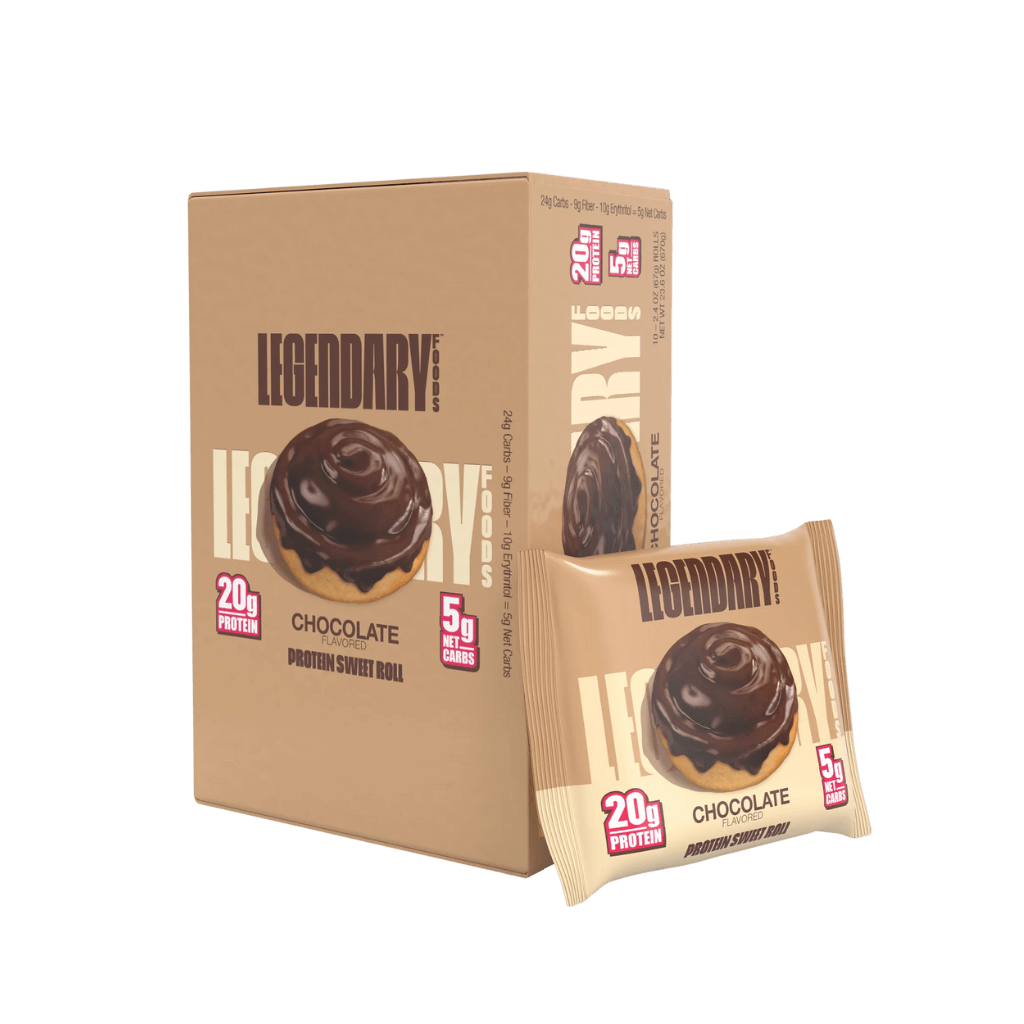 Legendary Foods Protein Roll (1) & LF-Pro-SRoll-8pack-Choc