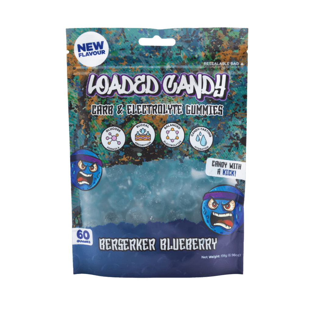 Loaded Candy - Carb & Electrolyte Gummies & LS-ELEC-CARB-GUM-60-Blue