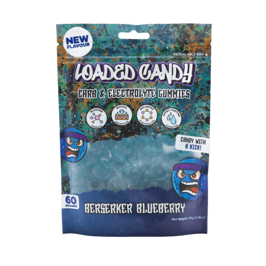 Loaded Candy - Carb & Electrolyte Gummies & LS-ELEC-CARB-GUM-60-Blue