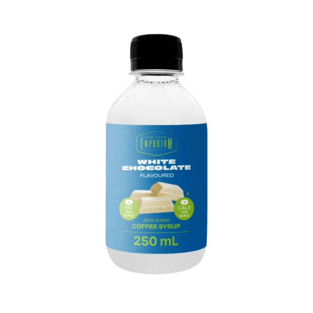 Emporium - Coffee Syrup (6) & EMP-Zero-Sug-Cof-Syr-250ml-WhtChc