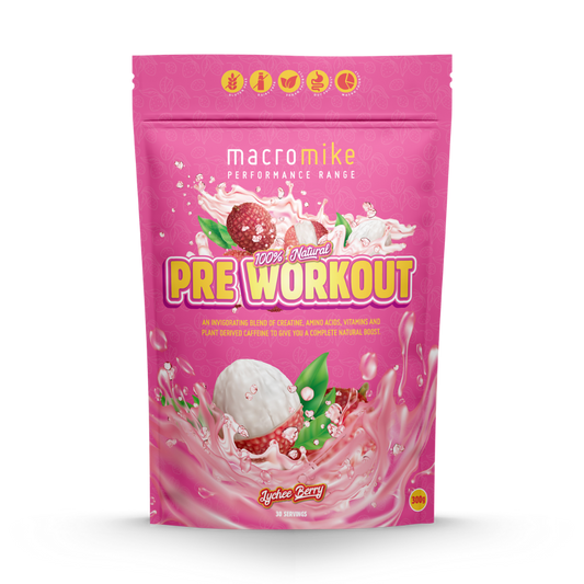 Macro Mike - 100% Natural Pre-Workout & MacroMike-100%-Nat-Pre