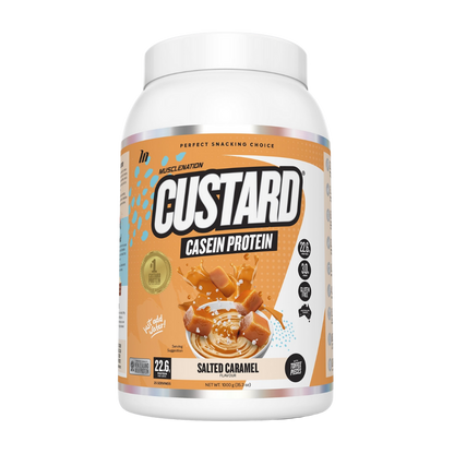 Muscle Nation - CUSTARD CASEIN (10) & MUSCLENATION-CASEIN-CUSTARD-SLTC