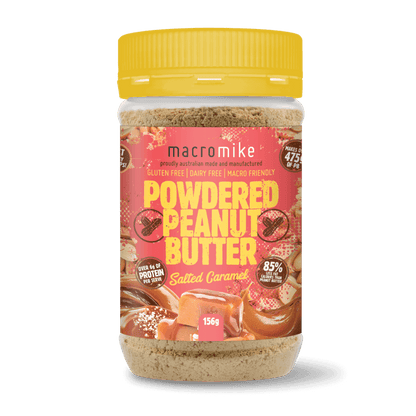 Macro Mike - PB+ Powdered Peanut Butter (2) & MacroMike-PB+-156g-SC