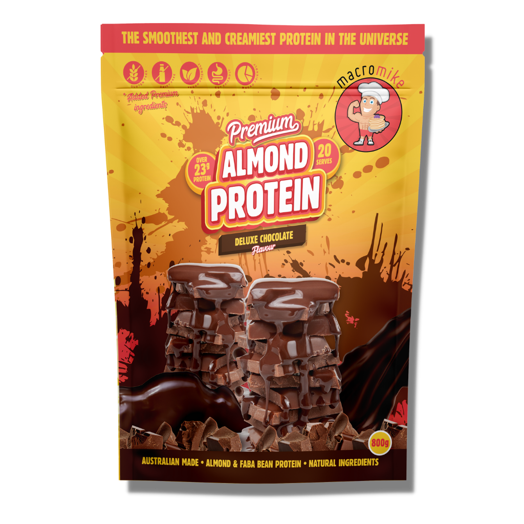 Macro Mike - Premium Almond Plant Protein (3) & MacroMike-Prem-Almnd-800g-DelC