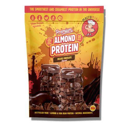 Macro Mike - Premium Almond Plant Protein (3) & MacroMike-Prem-Almnd-800g-DelC