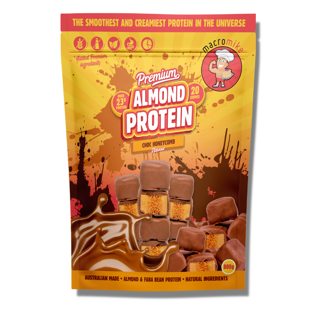 Macro Mike - Premium Almond Plant Protein (1) & MacroMike-Prm-Almnd-800g-ChocHon