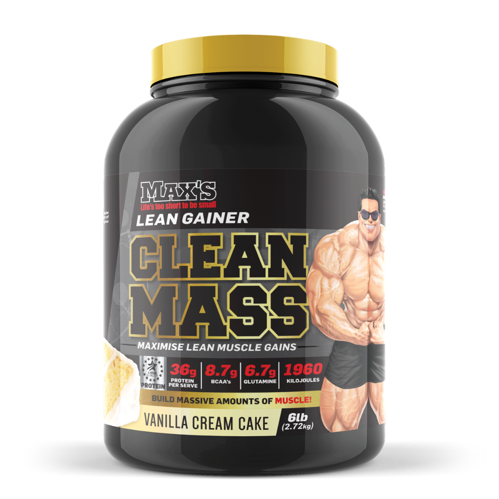 Clean. Max Powder Buy Max's Clean Mass Protein Powder Online – Supps R Us