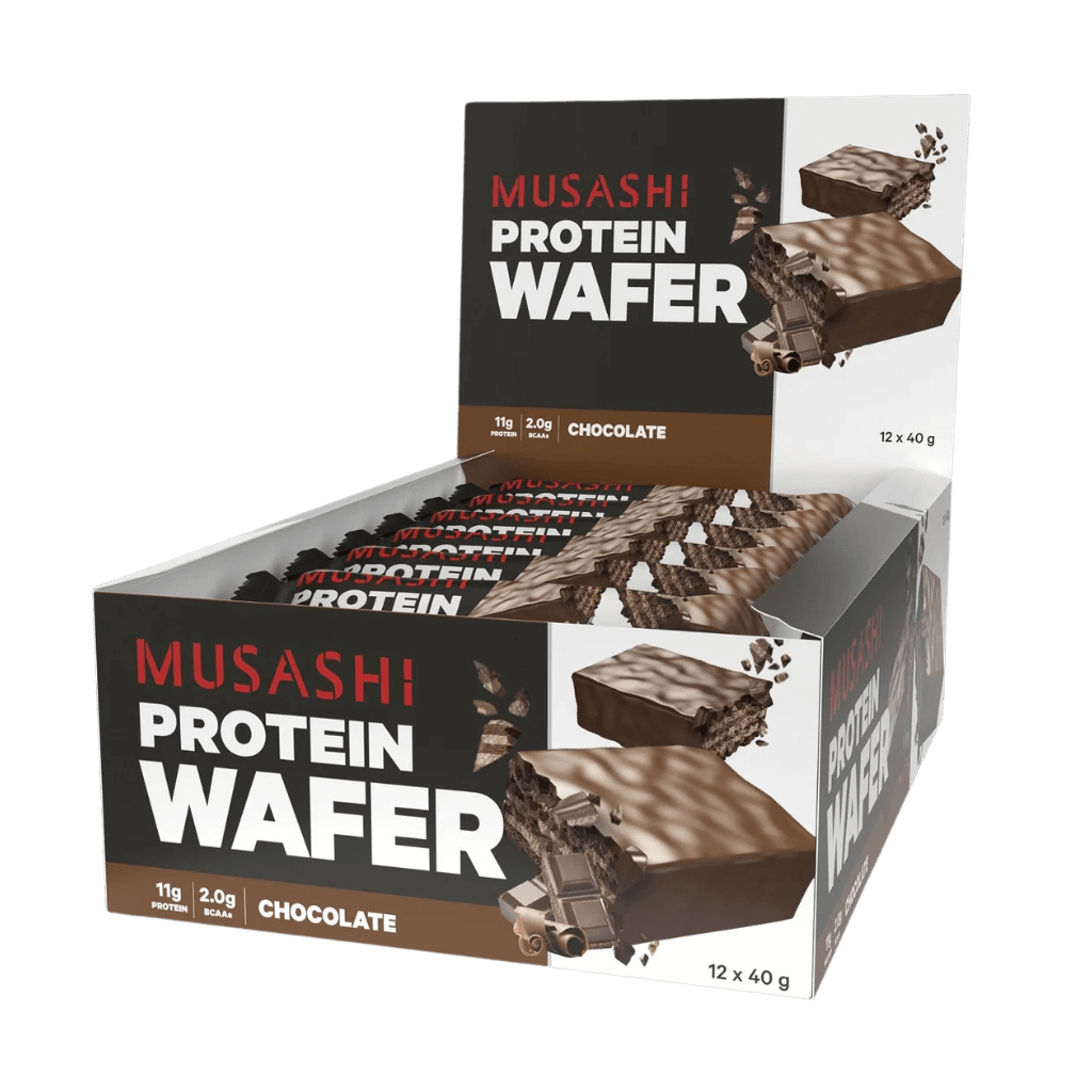 Musashi Protein Wafer Bar & MUSASHI-Waf-Box12-Chc
