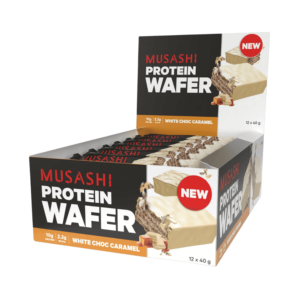 Musashi Protein Wafer Bar (2) & MUSASHI-Waf-Box12-WCC